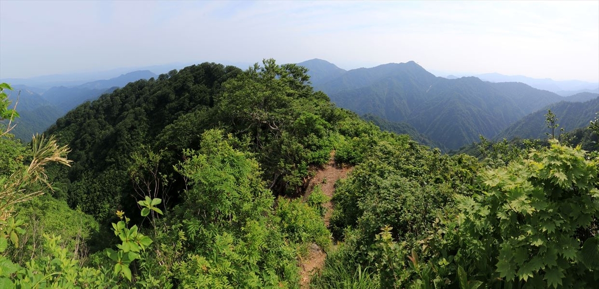 権内ノ峰(飯豊連峰の権内尾根)