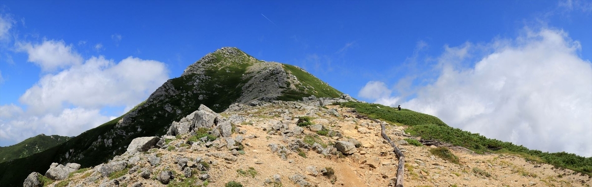 島田娘の登山道（中央アルプス）