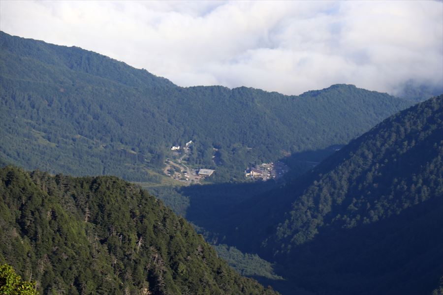 コガラ登山口の望遠（中央アルプス）