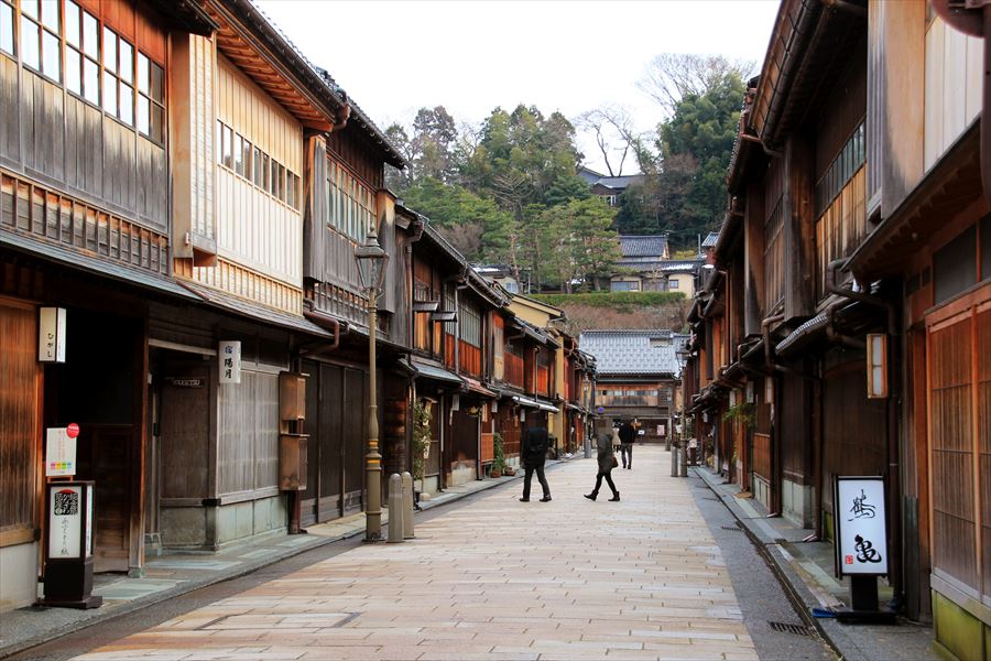 金沢 ひがし茶屋街 古い街並み 重要伝統的建造物群保存地区（重伝建） 景観 観光