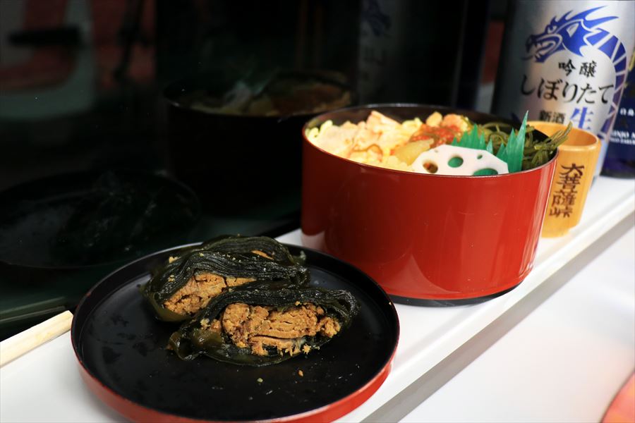 鮭巻昆布 駅弁 白龍 吟醸しぼりたて生 日本酒 羽越本線 列車酒