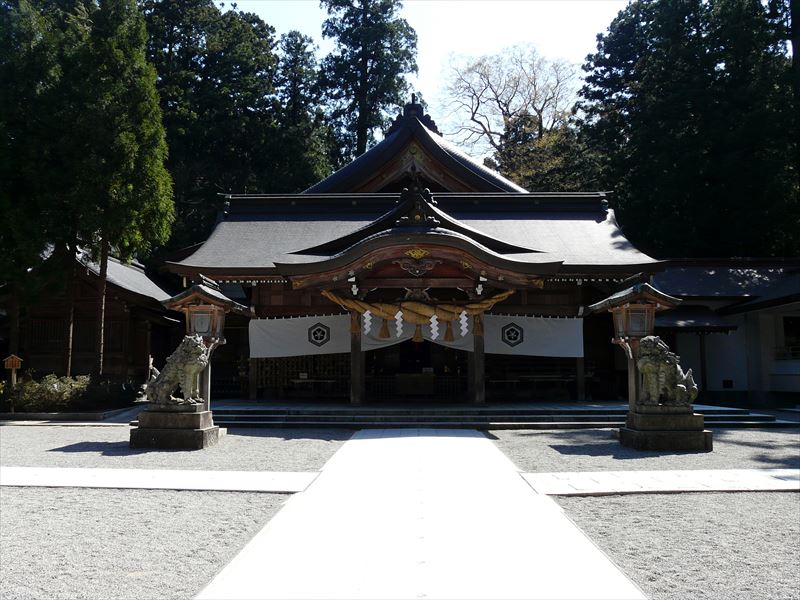 白山比咩神社 拝殿 境内 白山神社 総本社 白山市 石川県