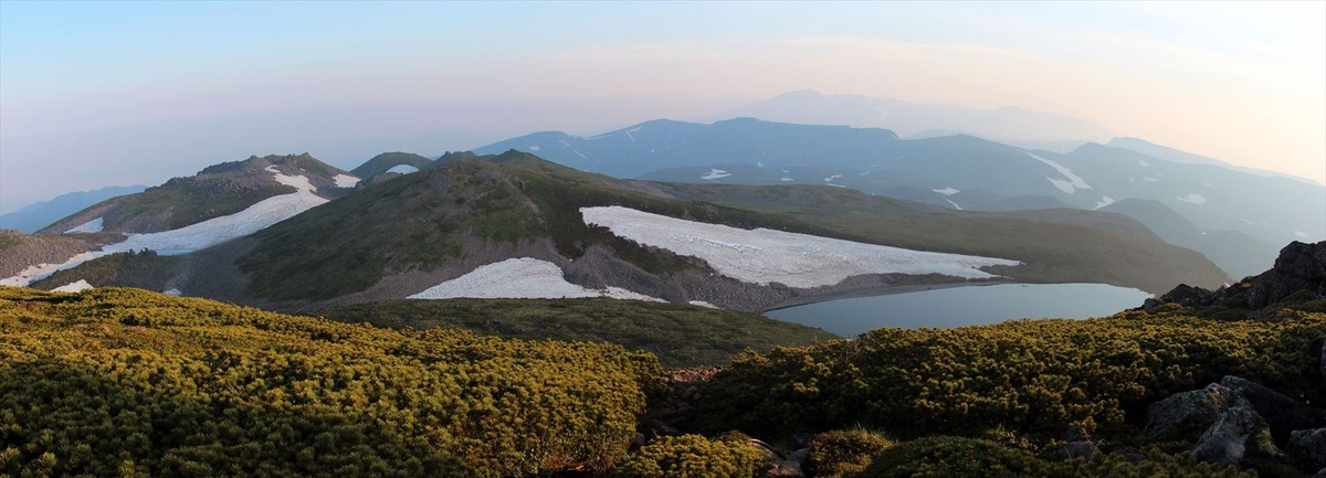 トムラウシ山 展望 大雪山系 北沼 北海道 百名山