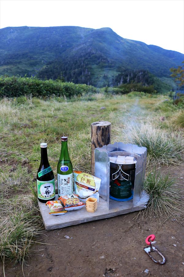 南竜野営場 白山 別山 キャンプ場 テント泊 花垣 一乃谷 日本酒 食事