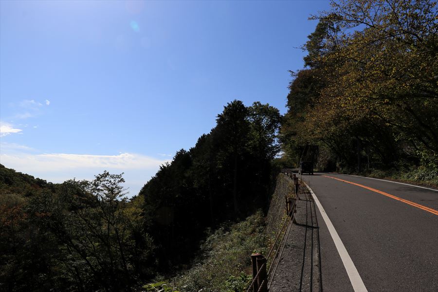 黒尾谷岳 登山口 アプローチ 一軒茶屋 道路歩き