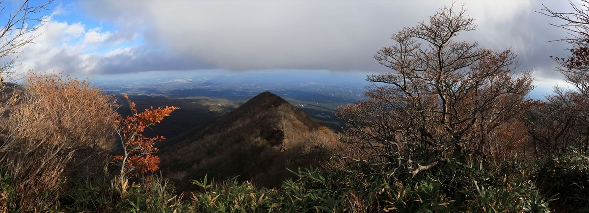 黒尾谷岳 展望 南月山 山頂直下 那須岳