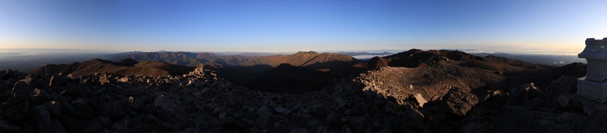 三本槍岳 三倉山 茶臼岳 那須岳 山頂 360度 展望