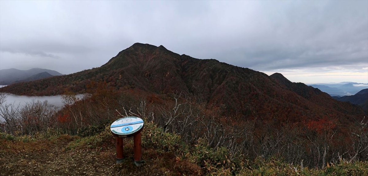甲子山 山頂 甲子旭岳 那須岳 展望