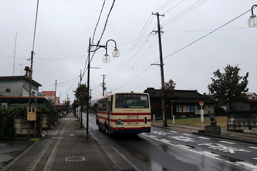 鏡石駅 駅前 バス停 福島交通 路線バス