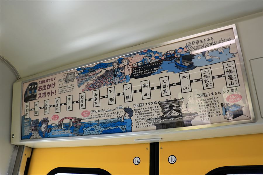 久留里線 キハE130 路線図 観光案内 廃止区間