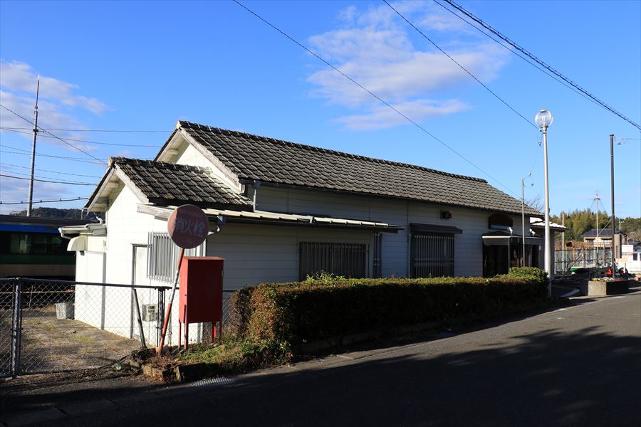 上総亀山駅 駅舎 木造 久留里線 廃止区間
