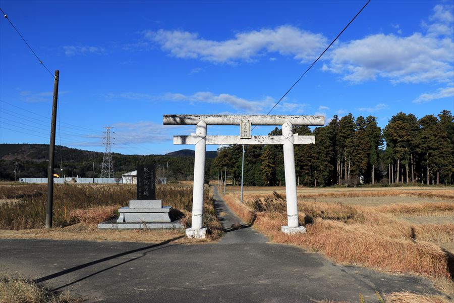 大原神社 鳥居 君津市 平山駅 久留里線