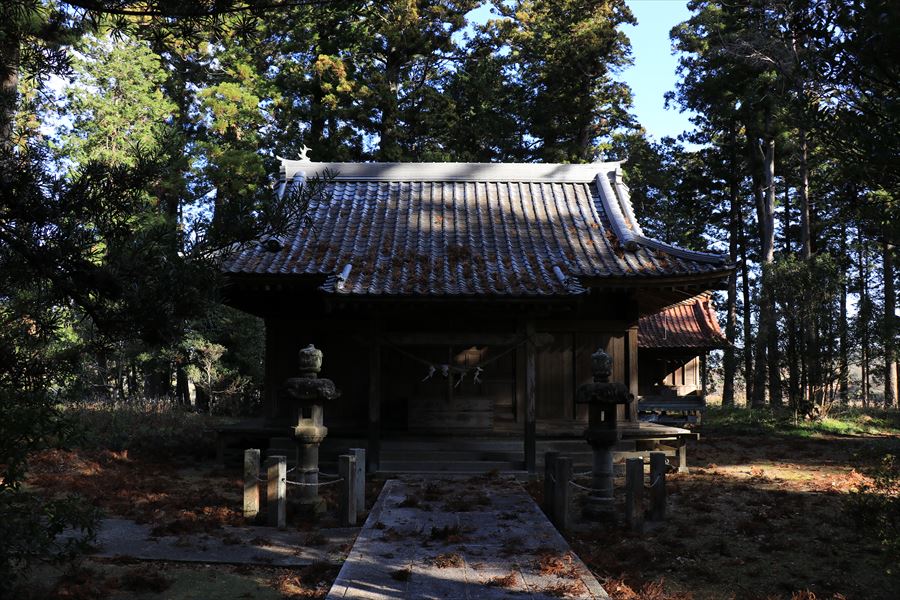 大原神社 社殿 拝殿 君津市 平山駅 久留里線