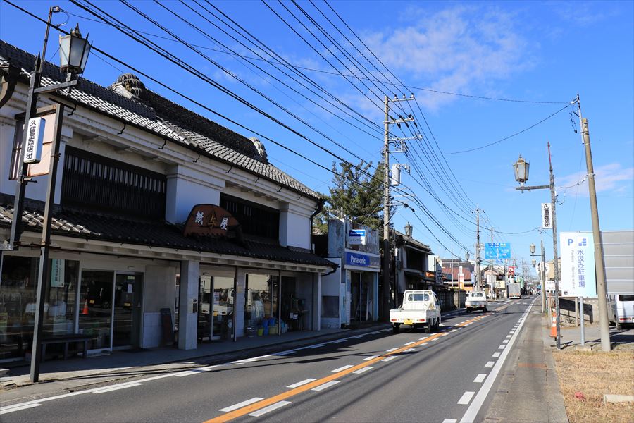 久留里 町並み 紙屋金物店 城下町 君津市 千葉県