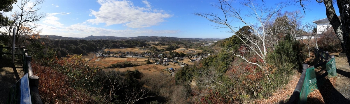 久留里城 薬師曲輪 展望 三の丸 君津市