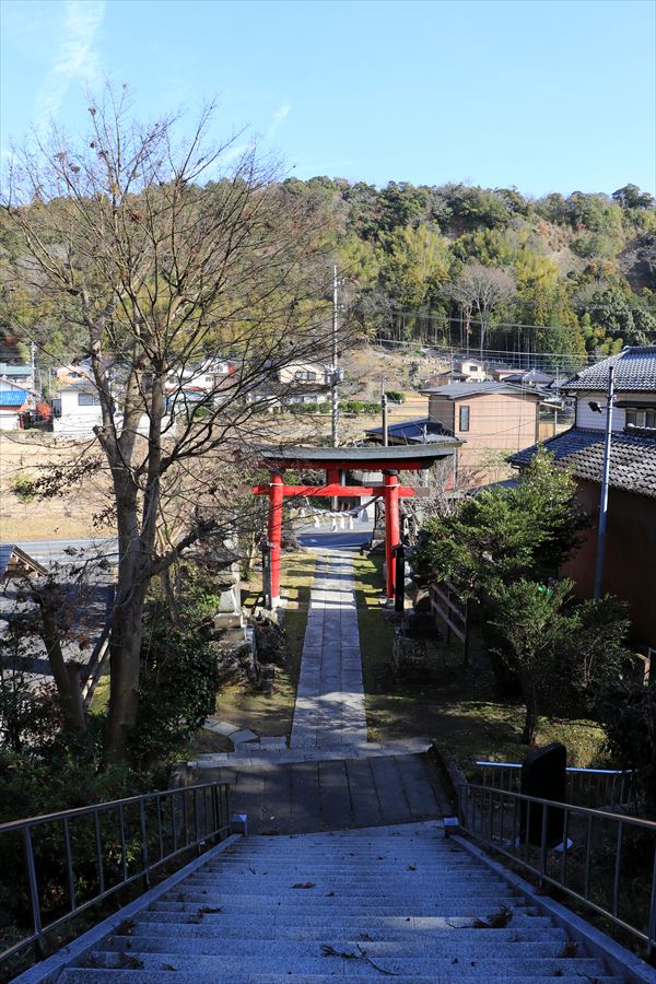 久留里神社 参道 鳥居 君津市 久留里城 三の丸