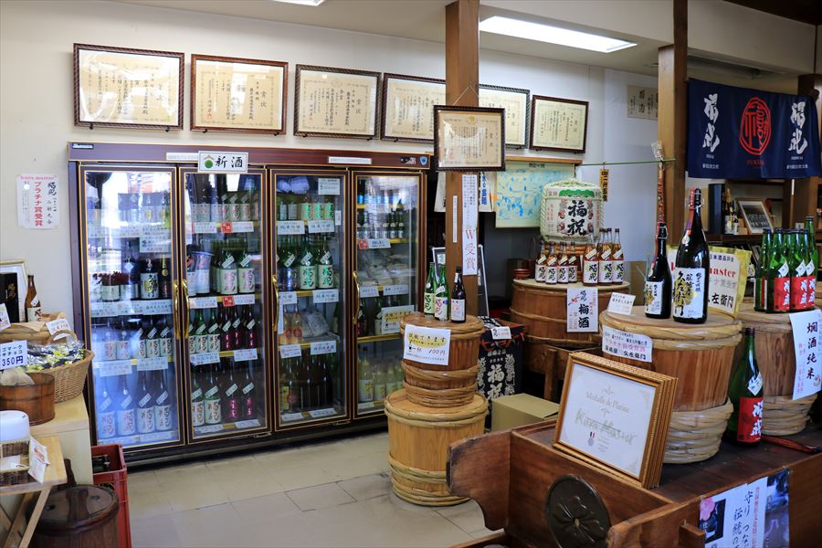 藤平酒造 福祝 売店 店内 日本酒 酒蔵 久留里 君津市