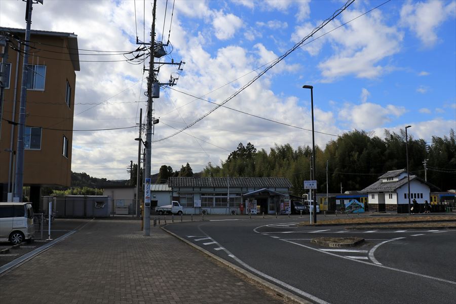久留里駅 駅前広場 久留里線 君津市 千葉県
