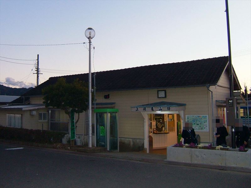 上総亀山駅 駅舎 昔 久留里線 廃止区間 千葉県