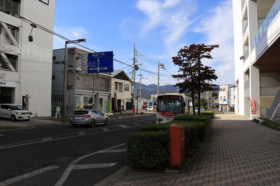 沼田市 市街地 町並み 路線バス 群馬県