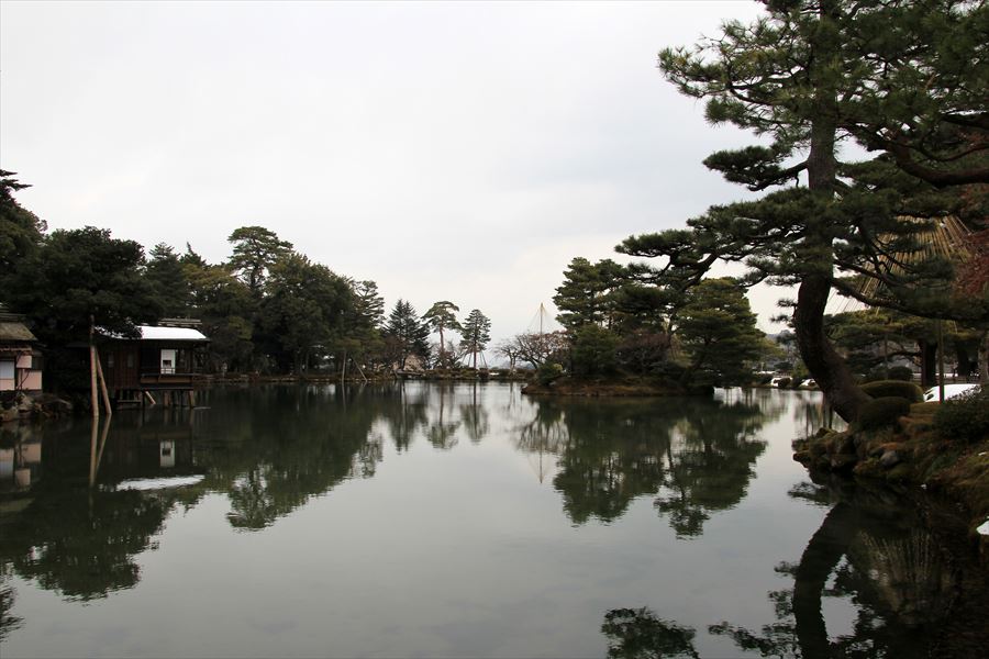 霞ヶ池 兼六園 金沢 石川県