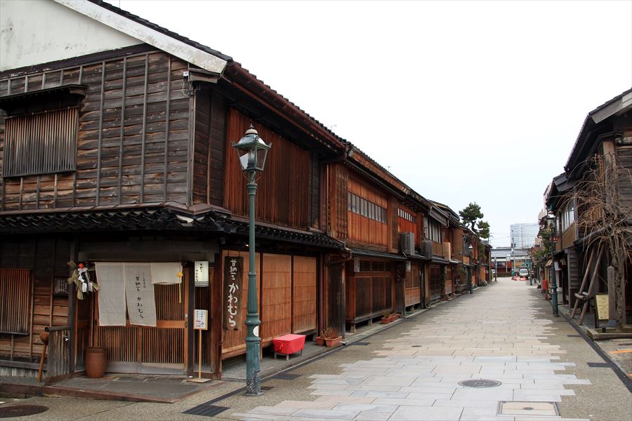 甘納豆かわむら にし茶屋街 町並み 金沢 石川県