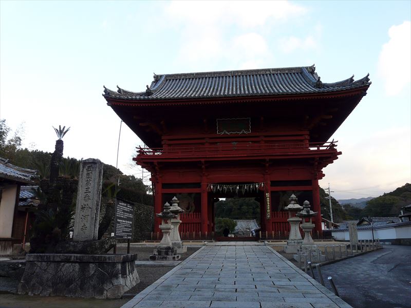 粉河寺 大門 仁王門 重要文化財 紀の川市 和歌山県