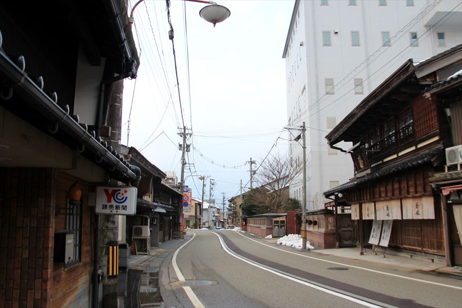 鶴来 町並み 菊姫酒造 酒蔵 白山市 石川県
