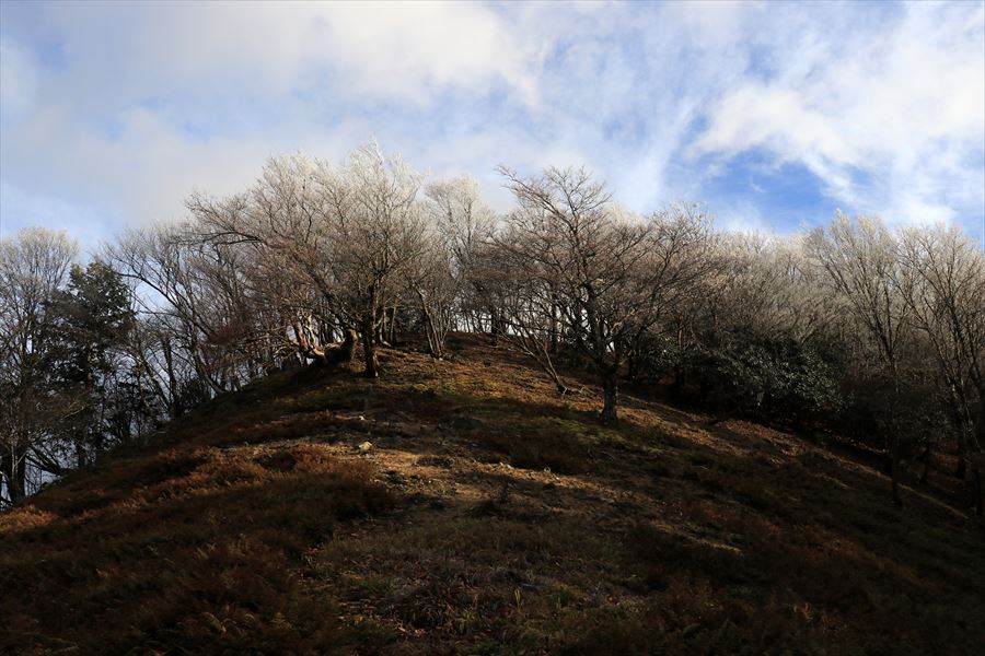 赤倉山 千石山 登山道 尾根道 台高山脈