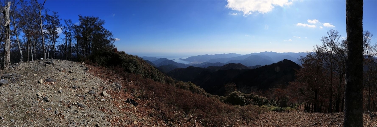 龍辻山 展望 尾鷲道 台高山脈