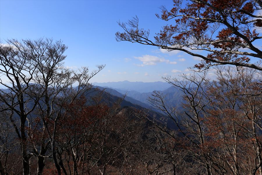 龍辻山 展望 大峰山 尾鷲道 台高山脈