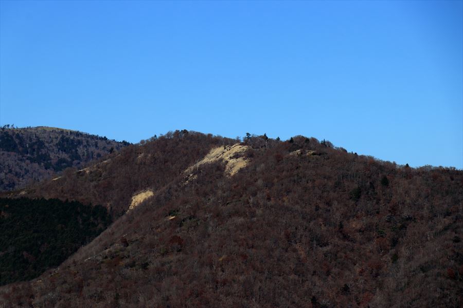 マブシ嶺 新木組峠 望遠 尾鷲道 台高山脈