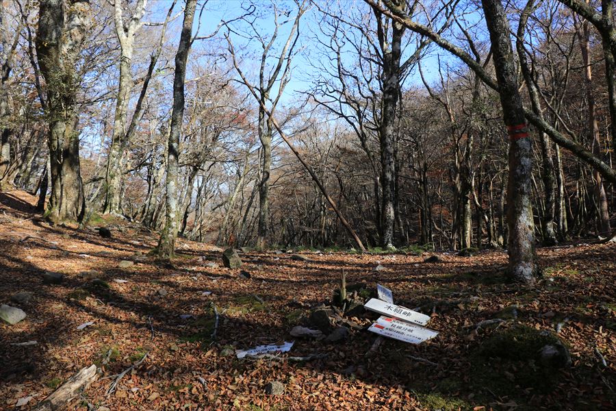 木組峠 看板 尾鷲道 台高山脈