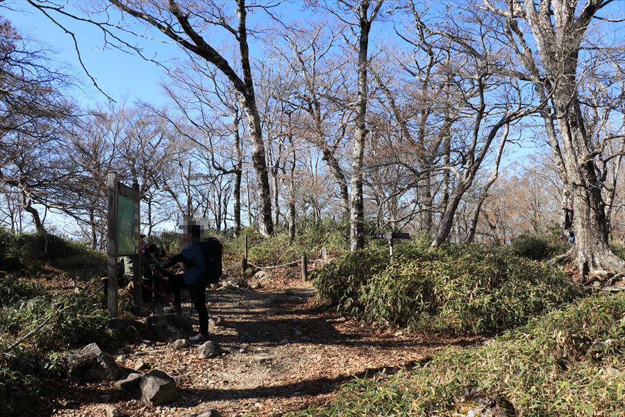 大蛇嵓 分岐 看板 台高山脈 大台ヶ原