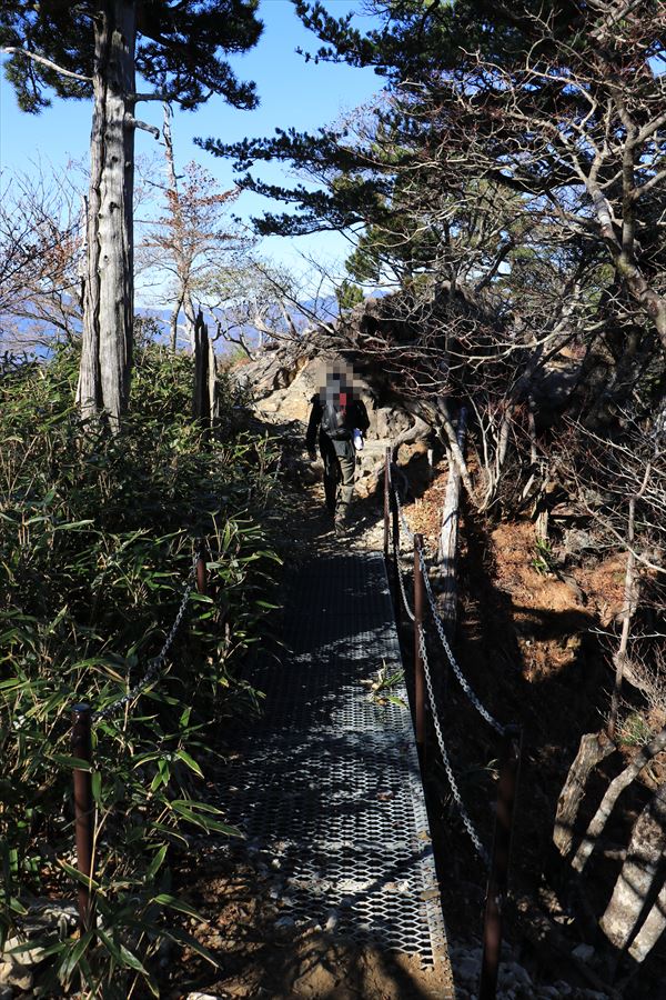 大蛇嵓 登山道 プレート 台高山脈 大台ヶ原