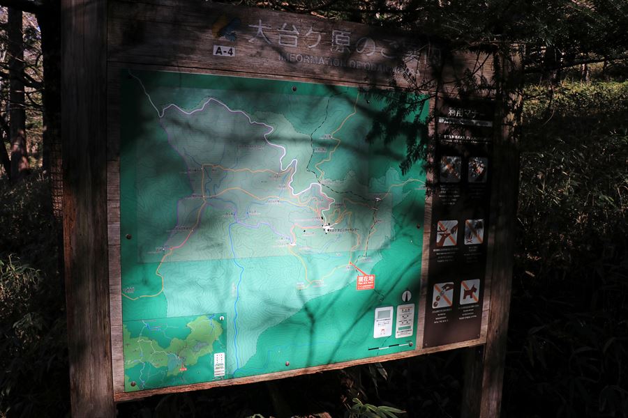 尾鷲辻 正木ヶ原 分岐 案内 看板 台高山脈 大台ヶ原