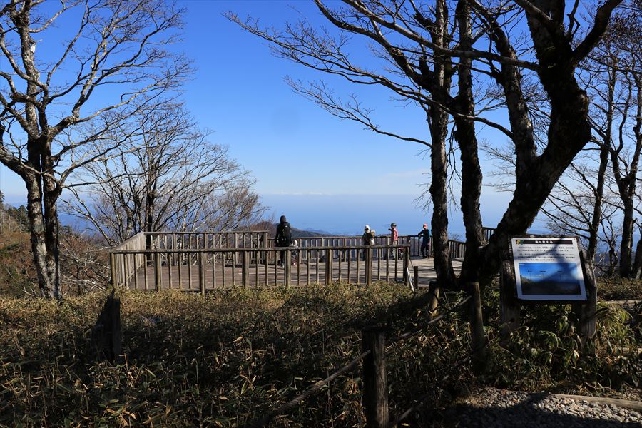 正木峠 分岐 展望台 日出ヶ岳 台高山脈 大台ヶ原