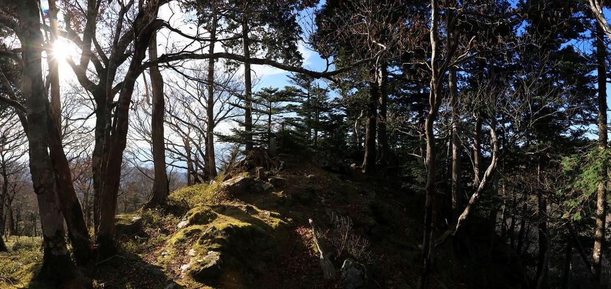 名古屋岳 山頂 展望 台高山脈 大台ヶ原