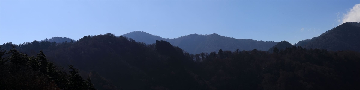 御座嵓 展望 望遠 大台ヶ原 日出ヶ岳 台高山脈