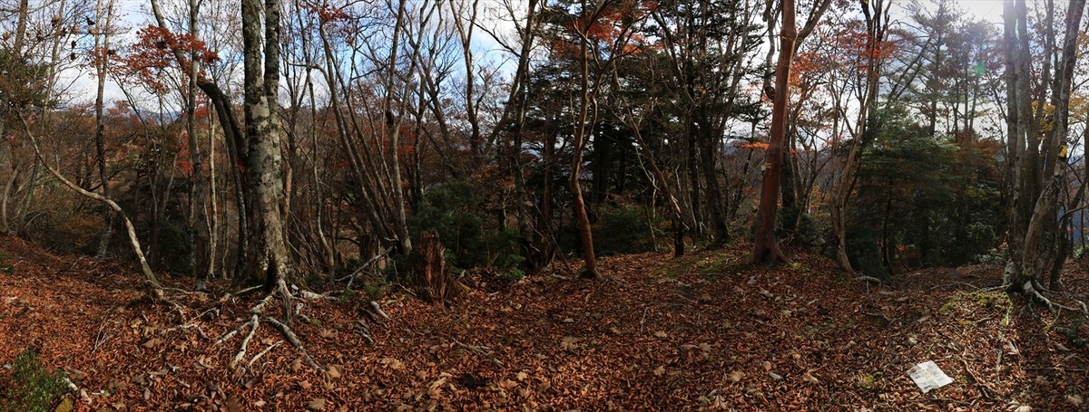 山ノ神ノ頭 山頂 展望 台高山脈