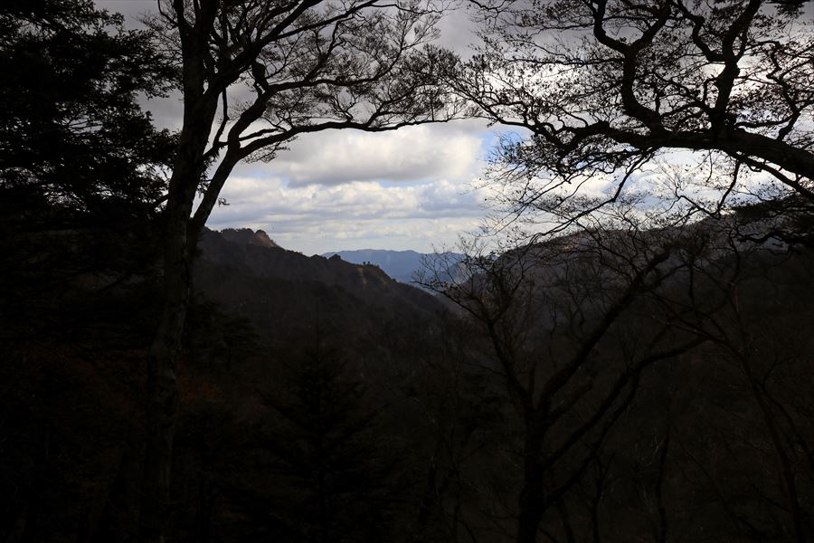 山ノ神ノ頭 カコウキ越 急登 展望 台高山脈
