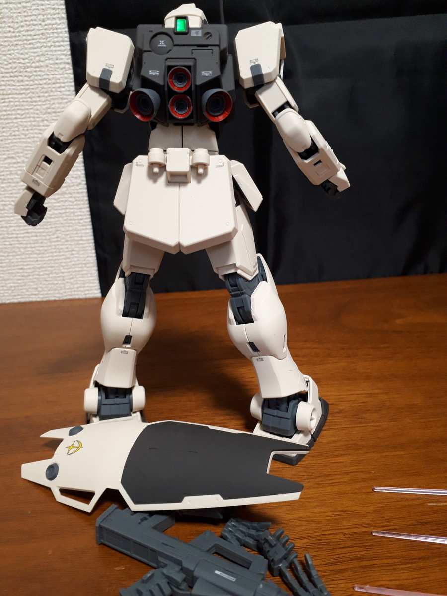ジムコマンド 市街地戦 ウェザリング① - ガンプラ（特にHGとMG