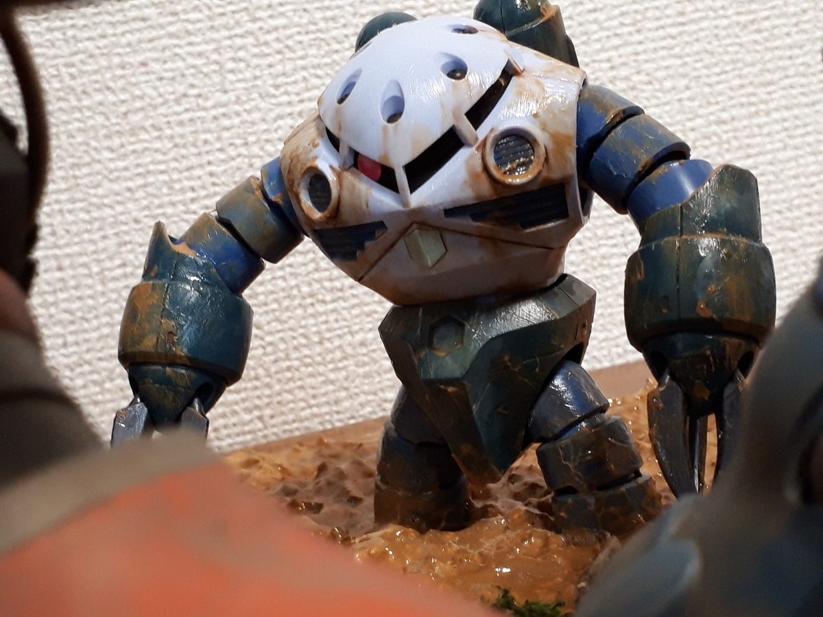 ガンプラ ゾゴック ゼーズール ズゴック ジャブロー風 ジオラマ