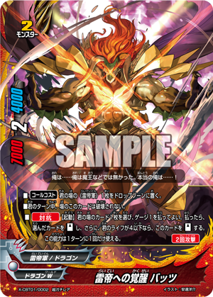 竜牙雷帝デッキサツキ型①バディファイト