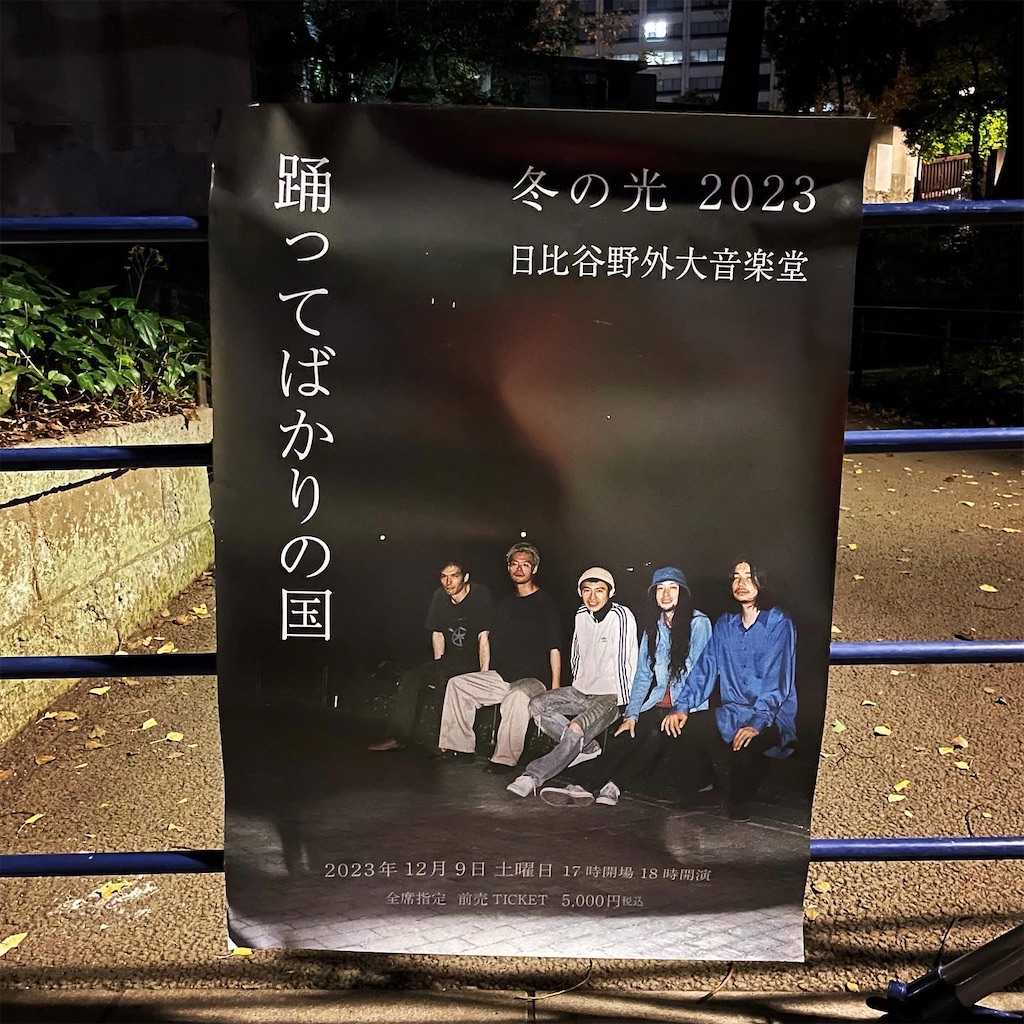 踊ってばかりの国 冬の光 2023 - ルンルンのブログ