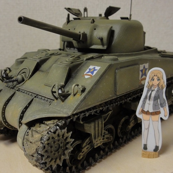 ガールズ＆パンツァー 1/35 M4シャーマン - 両棒餅ブログ