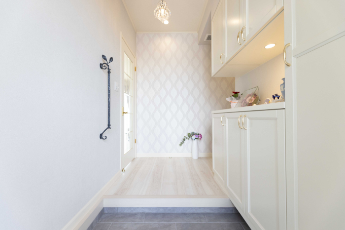 Iさん宅の玄関/注文住宅実例