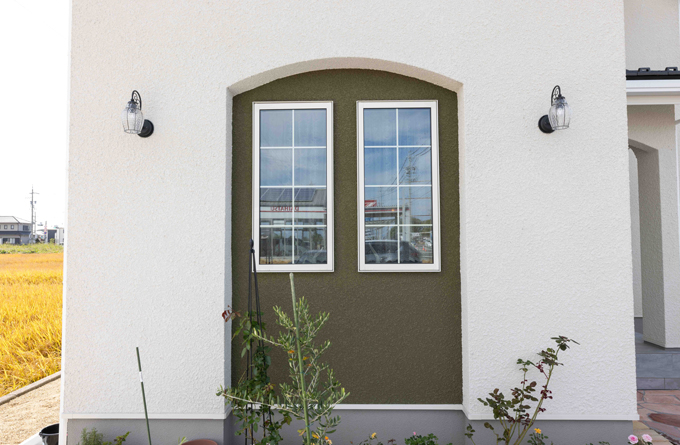 Iさん宅の外壁/注文住宅実例