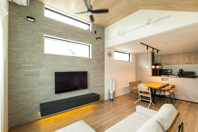 Kさん宅のリビング/注文住宅実例