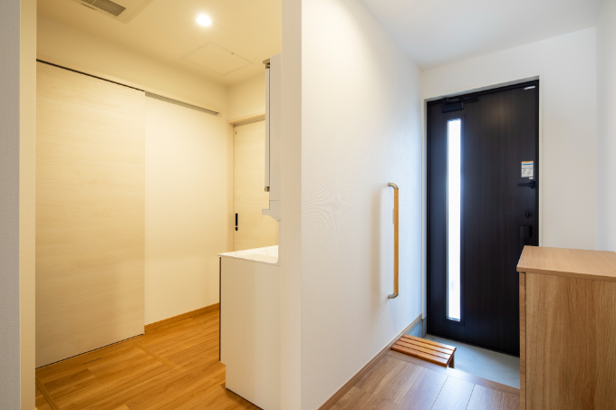 Kさん宅の玄関／注文住宅実例